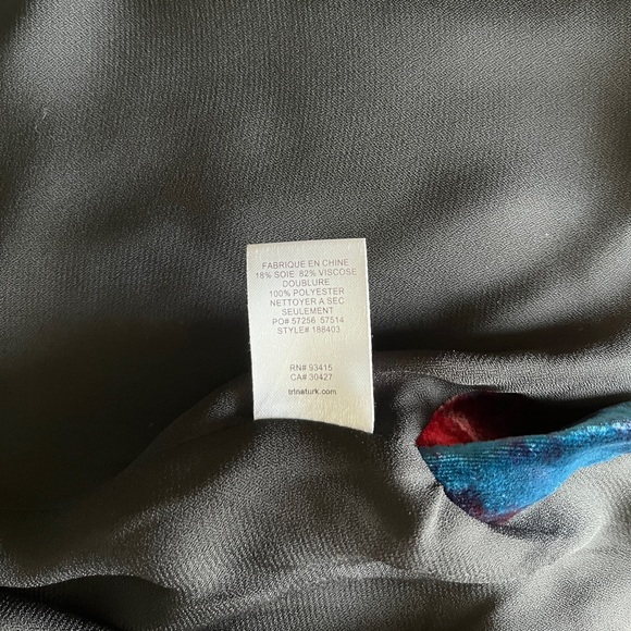 Crushed Velvet Kimono Jacket Trina Turk Luxe Plush Agave Exclusive XS / S - Picture 12 of 15